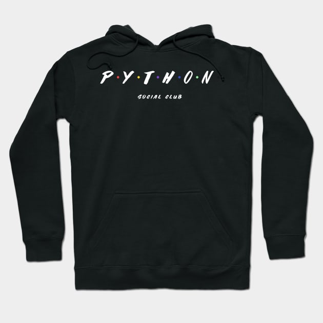 Python Social Club for Programmers and Coders Hoodie by RareLoot19